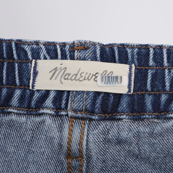 MADEWELL Pull-On Balloon Jeans in Morningside Wash Tencel Denim Size S - Picture 8 of 11